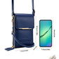 🏆Последен ден промоция!!👜📱Просто и елегантно дамско кръстосано тяло за телефон с портфейл с тъчскрийн