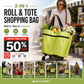 ⏰Last Day Promotion Only £11.99 ‼️🛒2-in-1 Foldable Shopping Cart✨Portable Lightweight Grocery Trolley