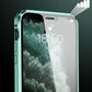 Магнитен двустранен стъклен кейс за серия iPhone