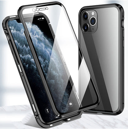 Магнитен двустранен стъклен кейс за серия iPhone