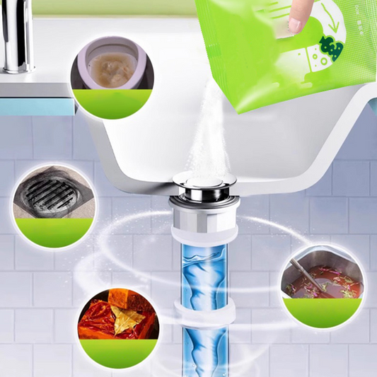 Купи 2, вземи 2 БЕЗПЛАТНО🔥 Мощен прах за почистване на тръби 🌪