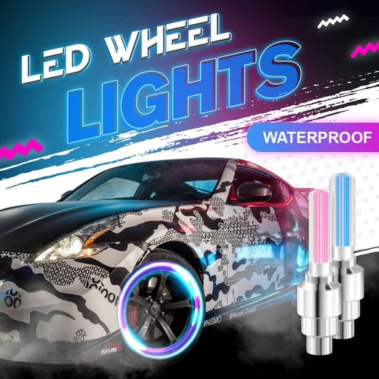 🌈 Водоустойчиви LED светлини за колела【✨ Купете 1 безплатен 3】