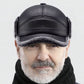 🧢 Мъжка зимна шапка от плоска кожа