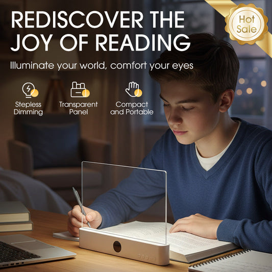 🎁 Гореща разпродажба -49% отстъпка 📖 Интелигентна плоска LED лампа за четене 💡