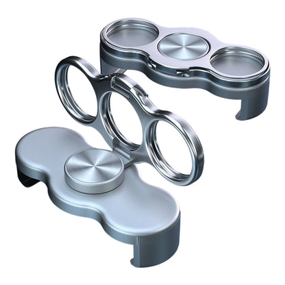 Въртящ се сгъваем държач за телефон – Двойен пръстен с три пръста, удобен клипс за гърба на телефона