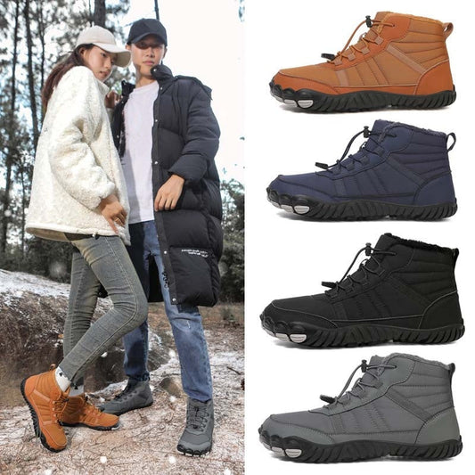Водоустойчиви зимни боти до глезена с изолация и противохлъзгаща подметка ✅