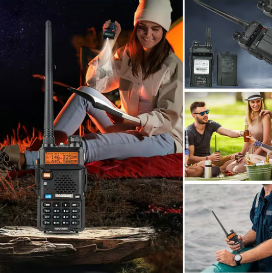 📡 UV-5R Ham Radio Дълъг обхват двупосочно радио Интерком с двойна честота