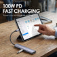 Преносим 5-в-1 USB-C хъб с 4K HDMI изход