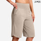 ⏰Last Day Sale 60% OFF🔥Women's High-Waist Yoga Shorts with Pockets
