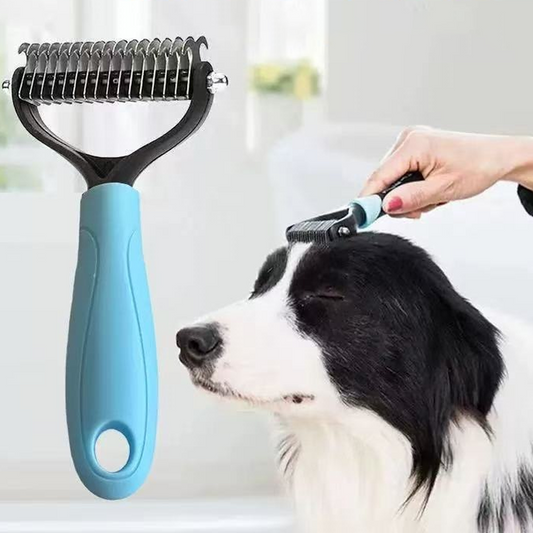 🐾 1+1 промоция! 🧹 Двустранен гребен за котки и кучета 🐶