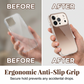 Блестящ глитер калъф за iPhone със защита на камерата 📱✨