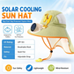 🧢 50% ОТСТЪПКА СЕГА! ☀️ Слънцезащитна шапка с капак и вграден охлаждащ вентилатор – Слънчева енергия и дишаща – Поддържа ви хладни на открито – идеална за градинарство, туризъм или спорт 🌬️✨
