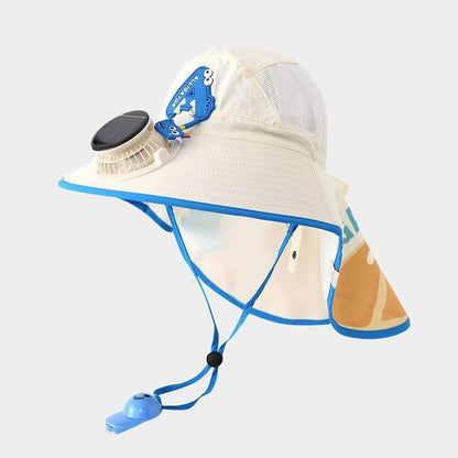 🧢 50% ОТСТЪПКА СЕГА! ☀️ Слънцезащитна шапка с капак и вграден охлаждащ вентилатор – Слънчева енергия и дишаща – Поддържа ви хладни на открито – идеална за градинарство, туризъм или спорт 🌬️✨