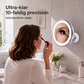 💄10x Magnifying Makeup Mirror with LED Light and Suction Cup – Perfect for Flawless Makeup and Skincare 🔍✨