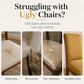 🪑  ✨ Washable Stretch Chair Cover – Baroque Gilded Print, High‑Density Elastic Fabric ✨